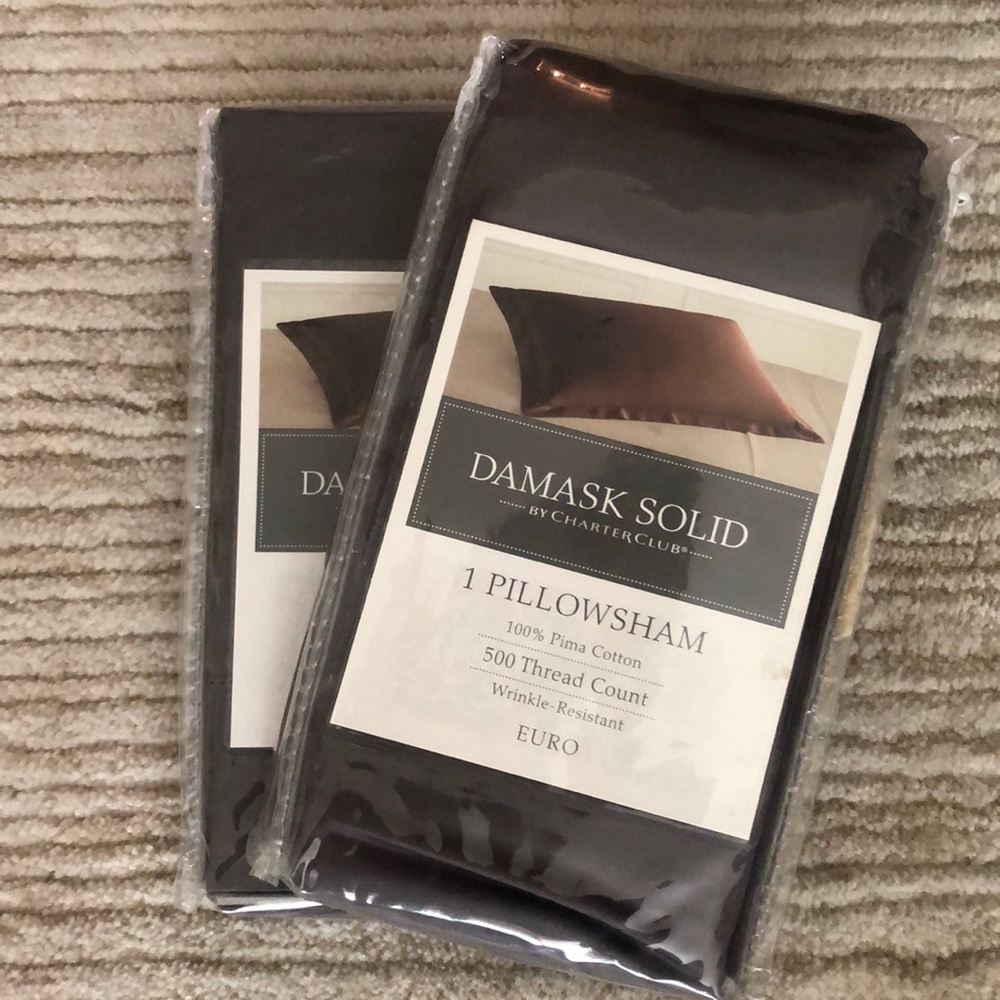 2 Euro Size Pillowsham by Charter Club